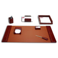 Leather 7-Piece Desk Set M543