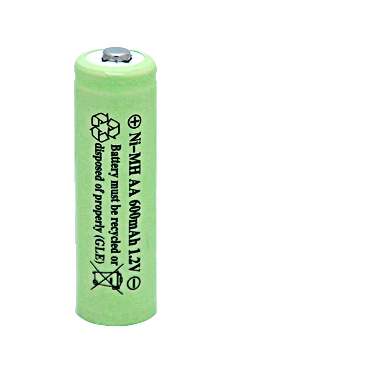 NiMH AA 600mAh 1.2V Rechargeable Batteries Pack of 12 R287