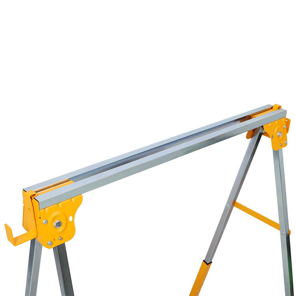2 Pack Adjustable Steel Saw Horses 2600 Lbs R9783