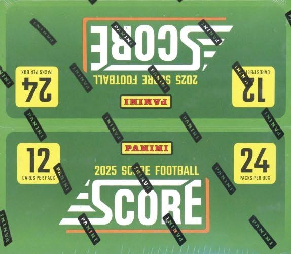 24 Pack Football Cards Box with 288 Cards Q450026