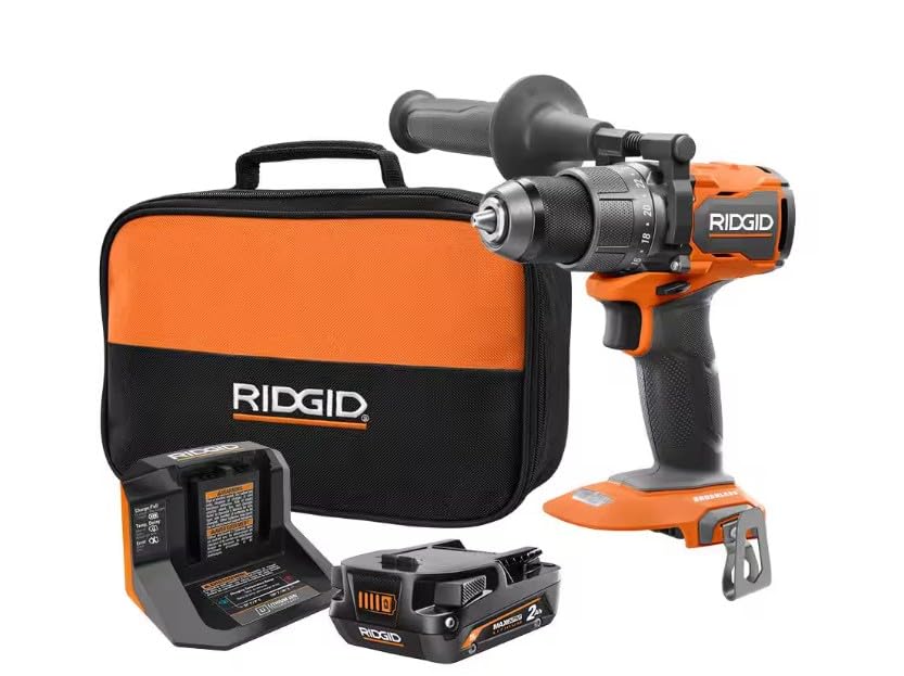 18V Brushless Cordless 1/2 in. Drill/Driver Kit with 2.0 Ah Battery and Charger U93024