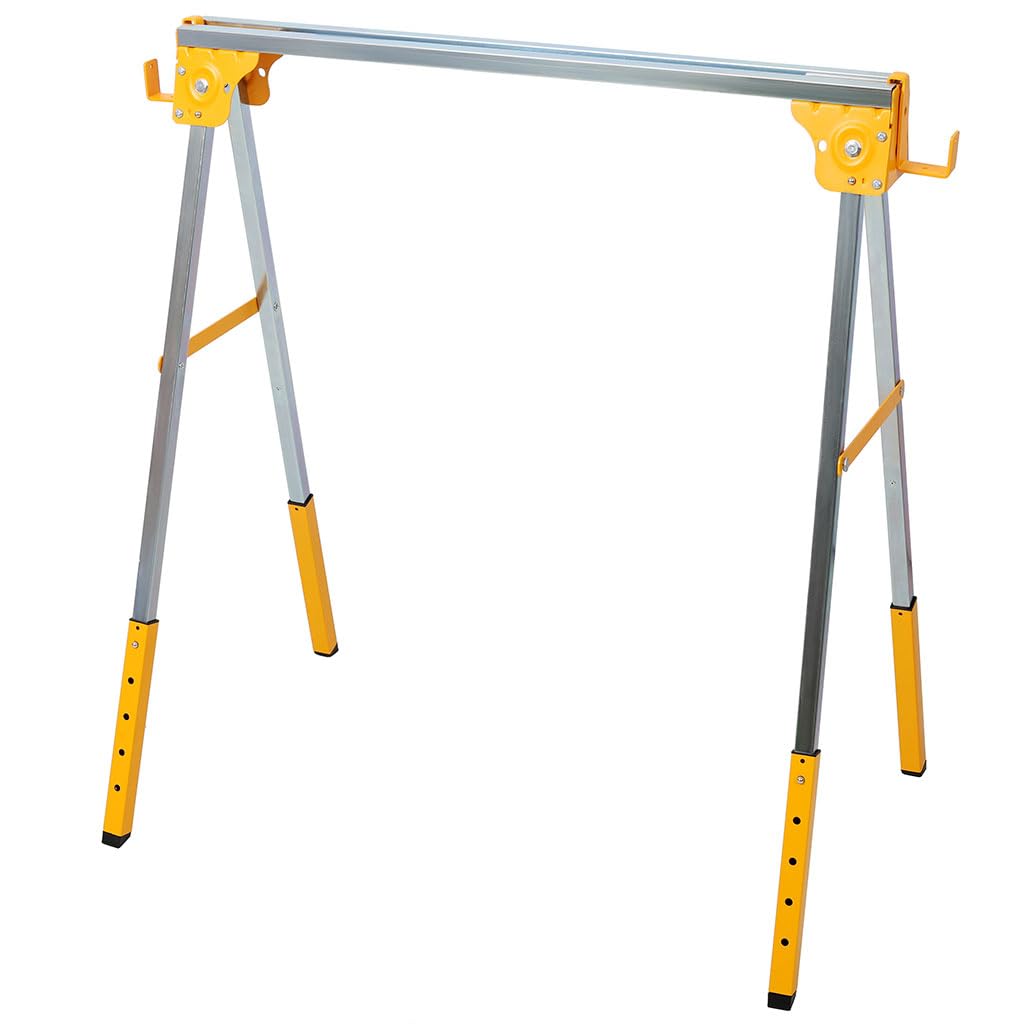 2 Pack Adjustable Steel Saw Horses 2600 Lbs R9783