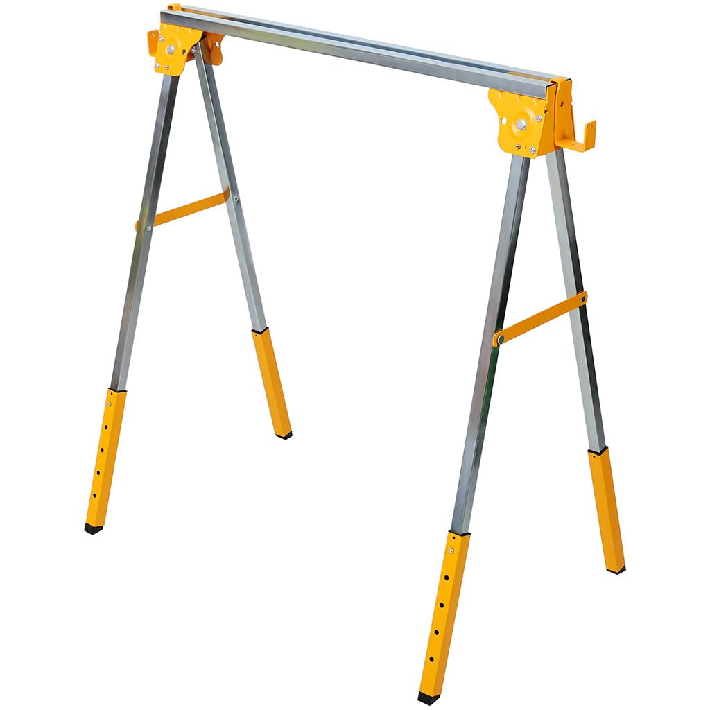 2 Pack Adjustable Steel Saw Horses 2600 Lbs R9783