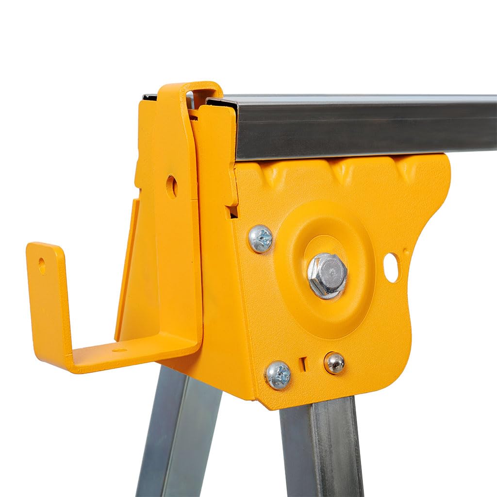 2 Pack Adjustable Steel Saw Horses 2600 Lbs R9783