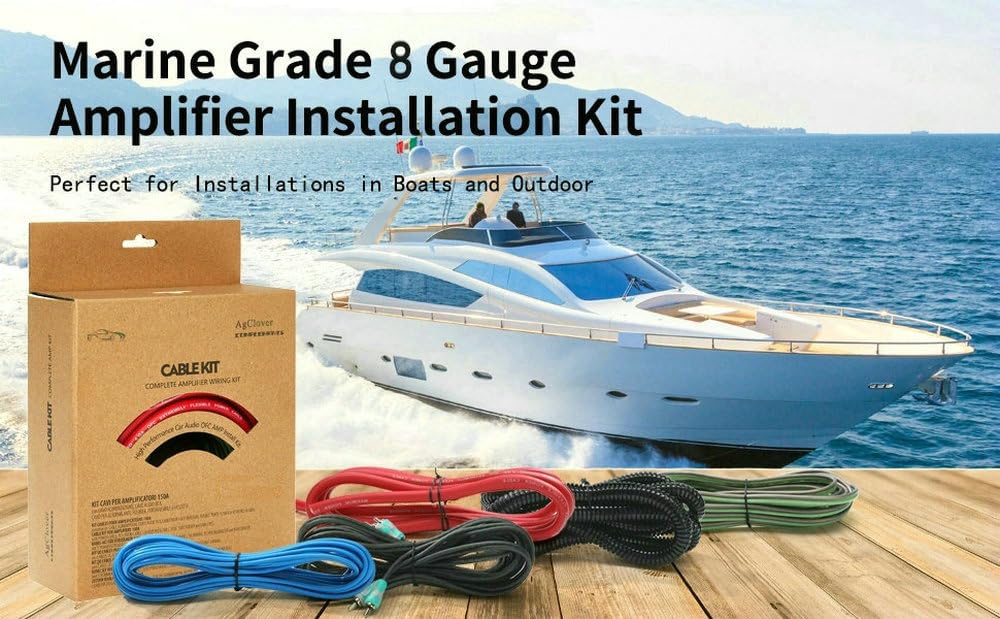 8 Gauge CCA Amplifier Wiring Kit 800W R43065