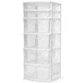 6-Tier Storage Cart with Removable Wheels W519079