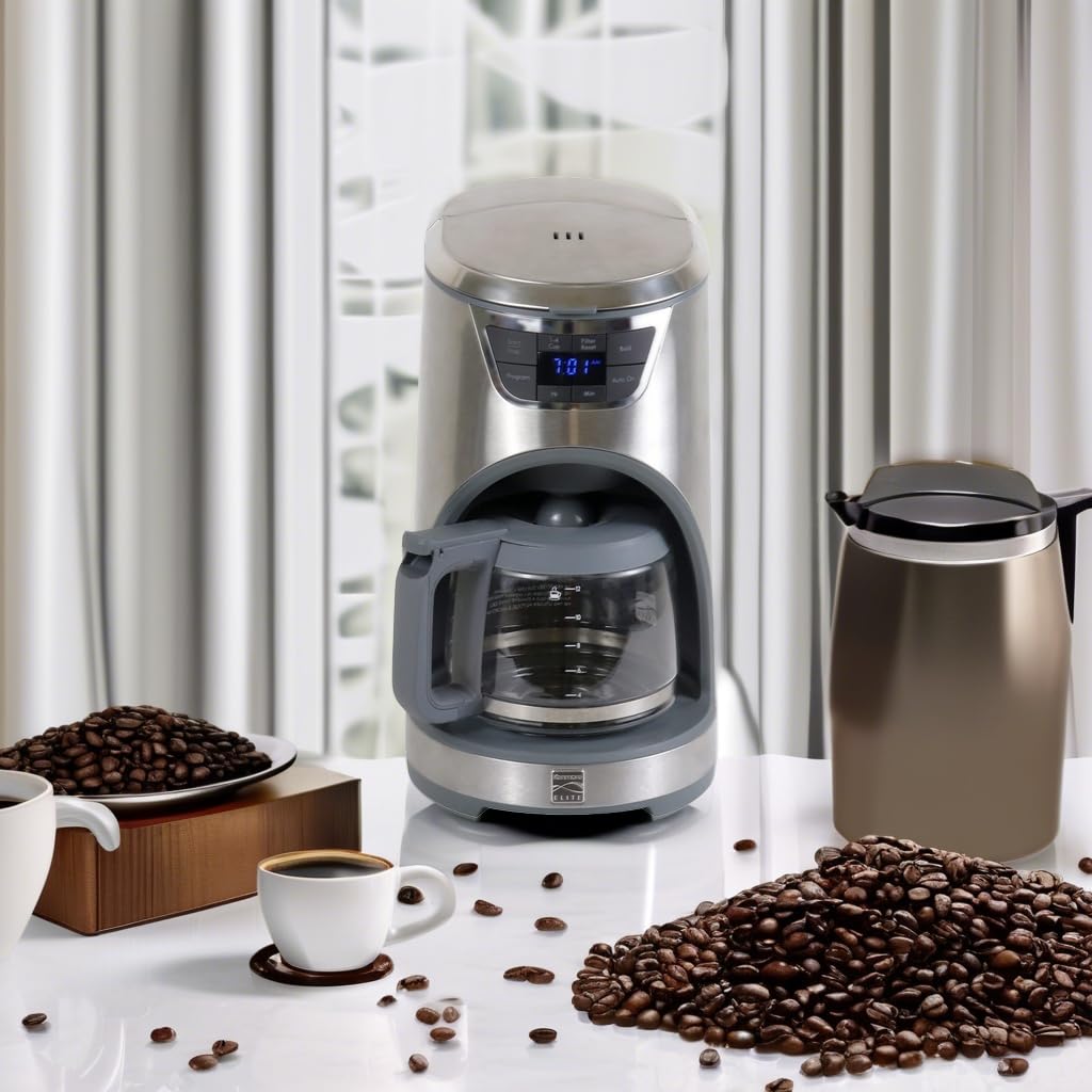 12-Cup Programmable Drip Coffee Maker with Glass Pot G578448