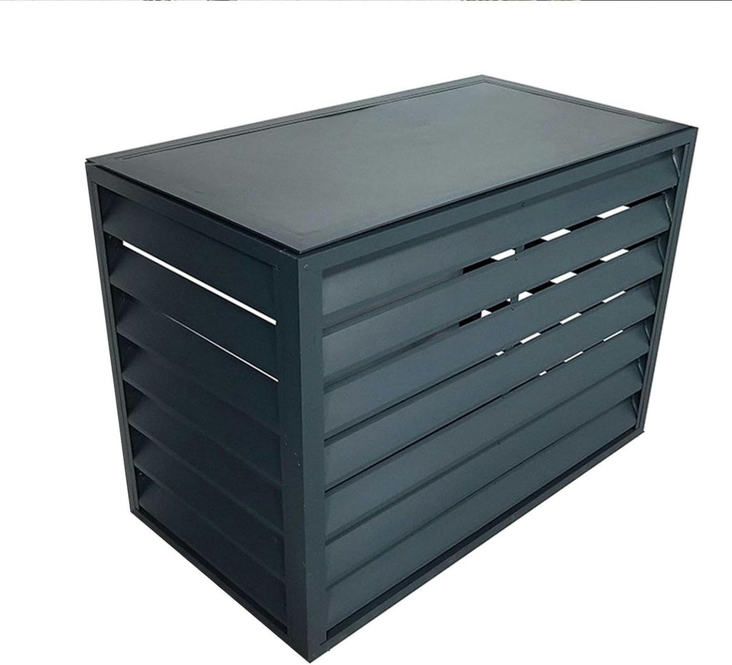 Air Conditioner Fence for Outside Units, Mini Split Pipe Cover, Aluminum AC Cover Q682498