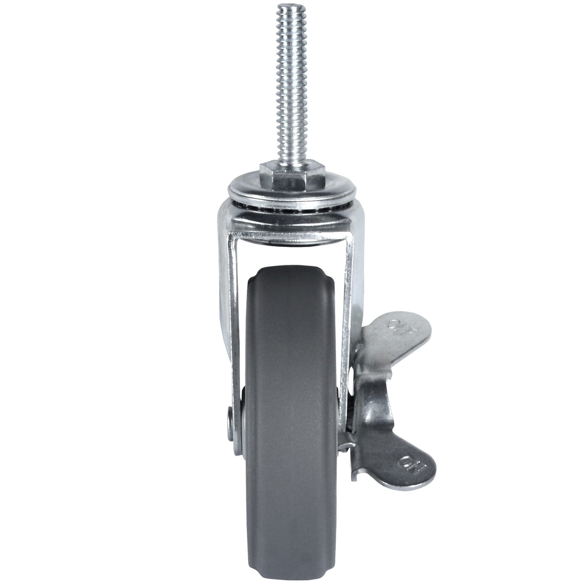 3 Inch Set of 4 Heavy Duty Swivel Rubber Caster Wheels W2927