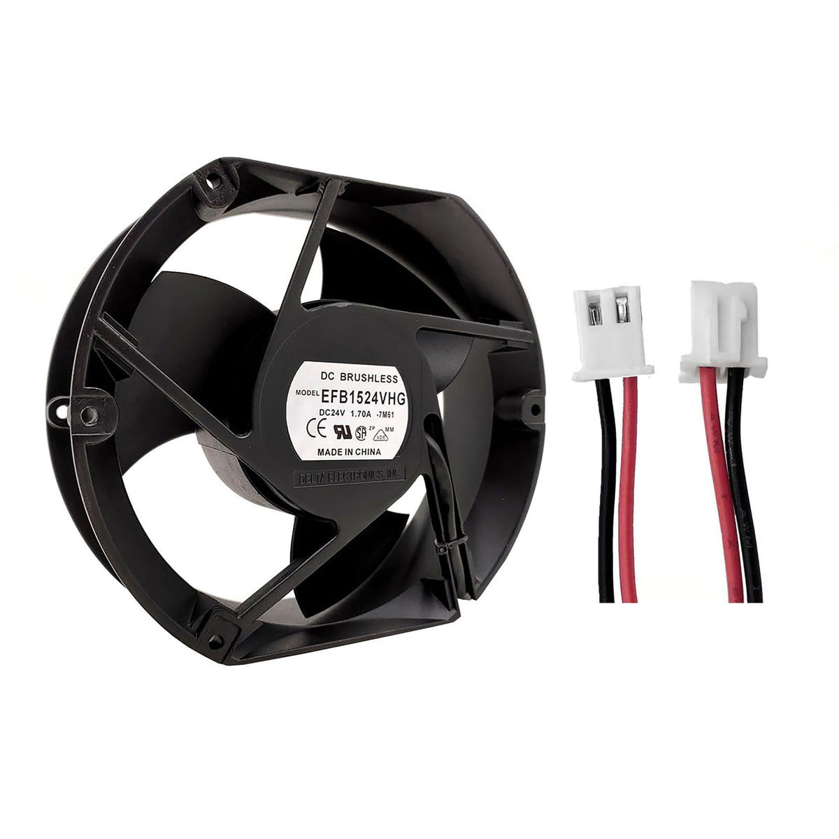 High Speed 172mm x 150mm x 51mm 24V Cooling Fan Z55903