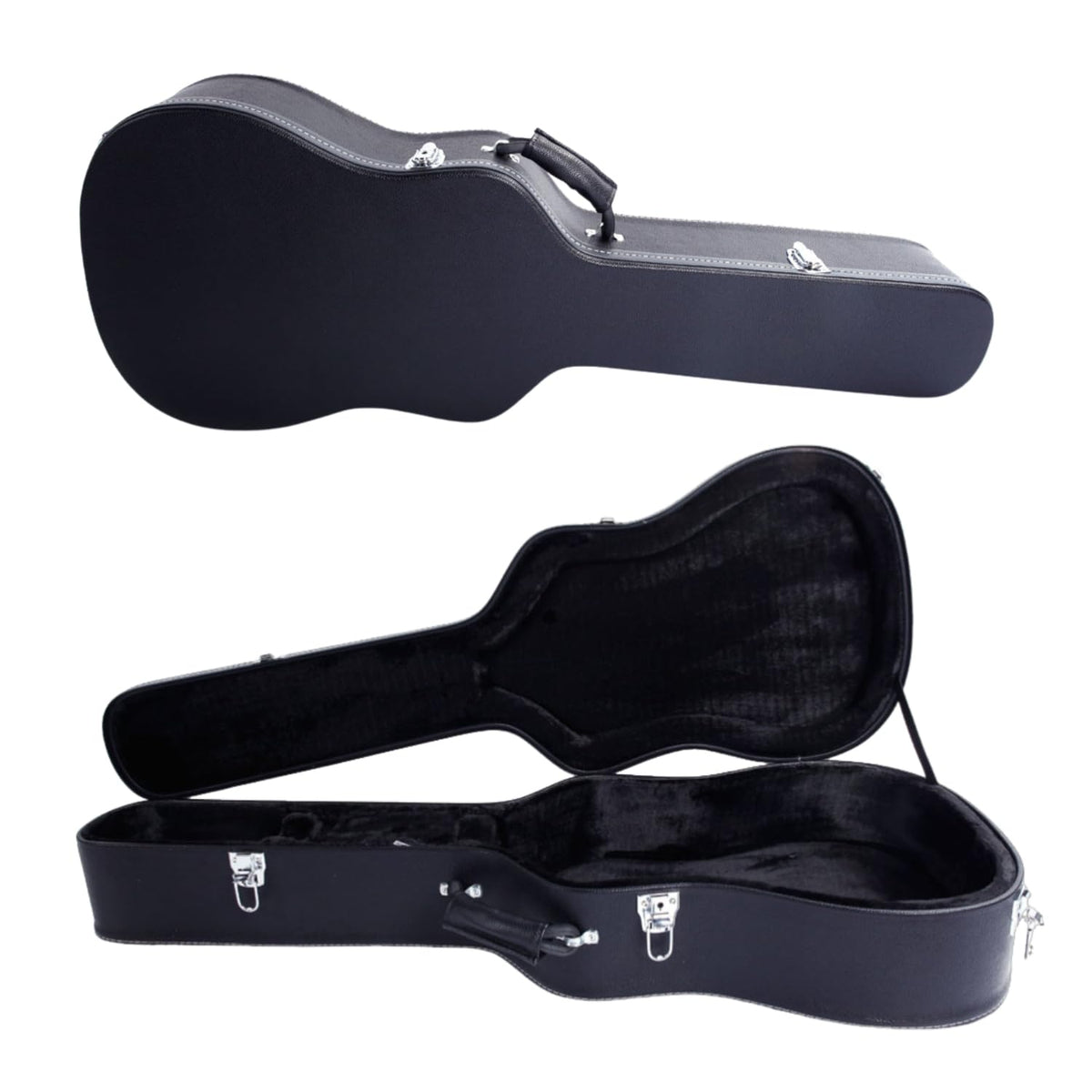 Black 41 Inch Acoustic Guitar Hard Case R7351
