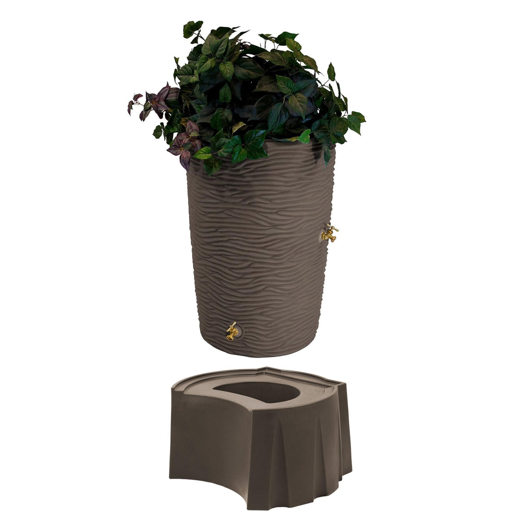 50 Gallon Rain Saver Barrel with 2 Spigots and Stand B75542