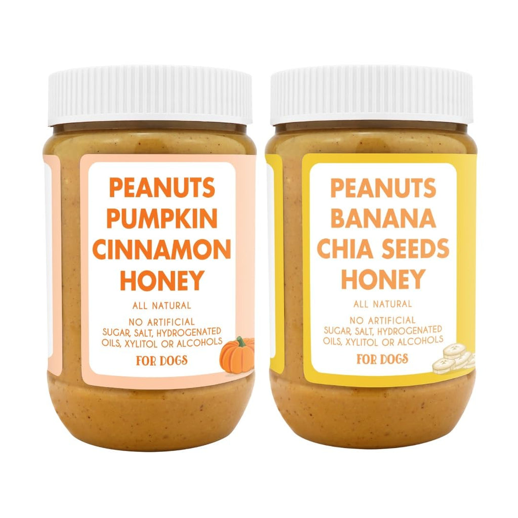 100% All Natural Dog Peanut Butter Set of 2 17oz J299