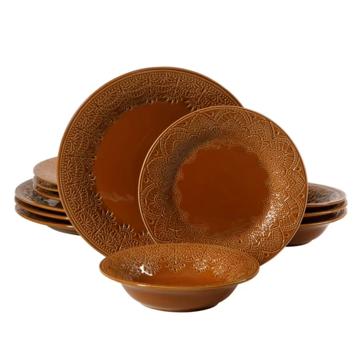 12-Piece Ceramic Dinnerware Set L544033