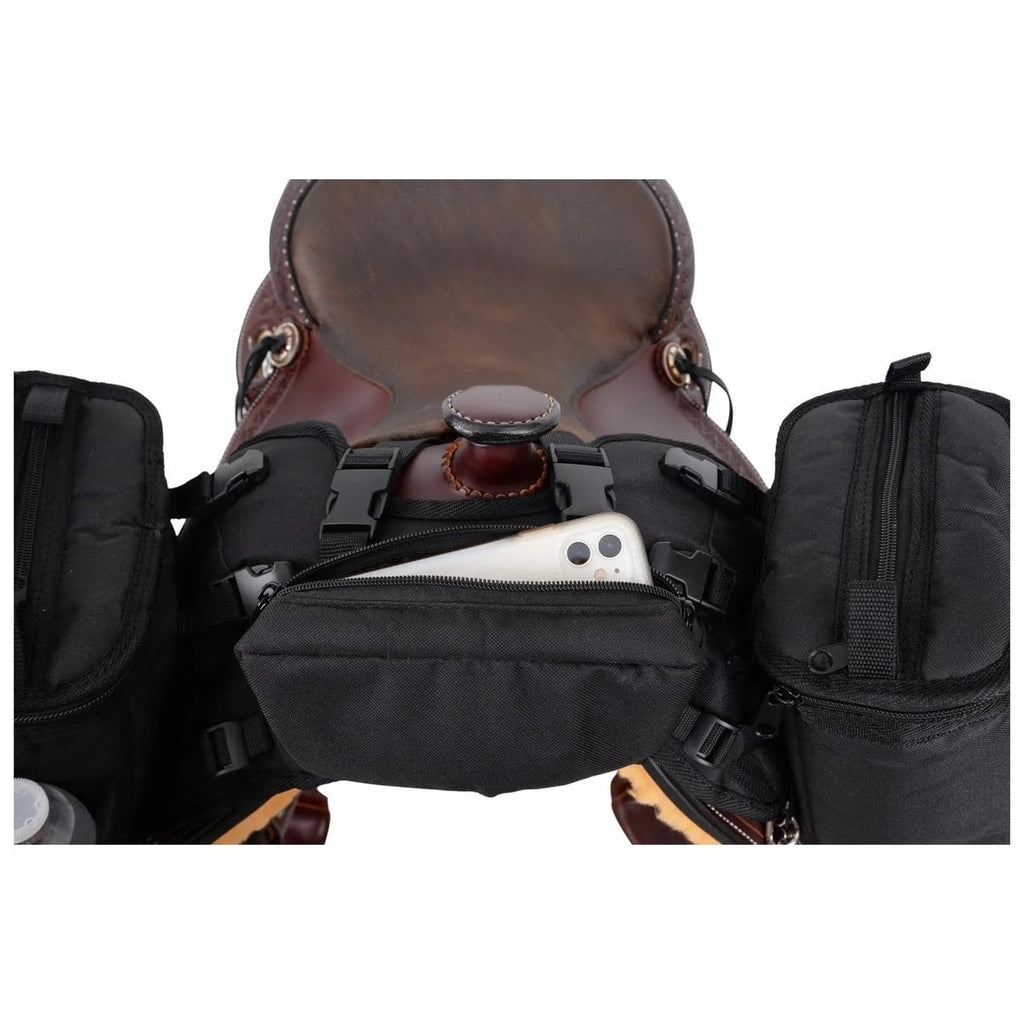 Nylon Insulated Pommel Cooler Bag with Stainless Steel Hardware Q979549