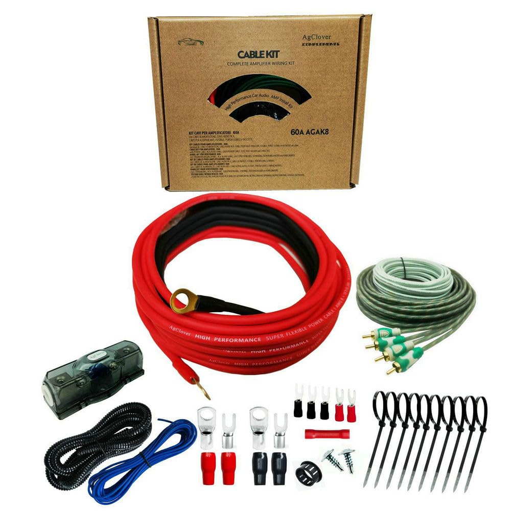 8 Gauge CCA Amplifier Wiring Kit 800W R43065