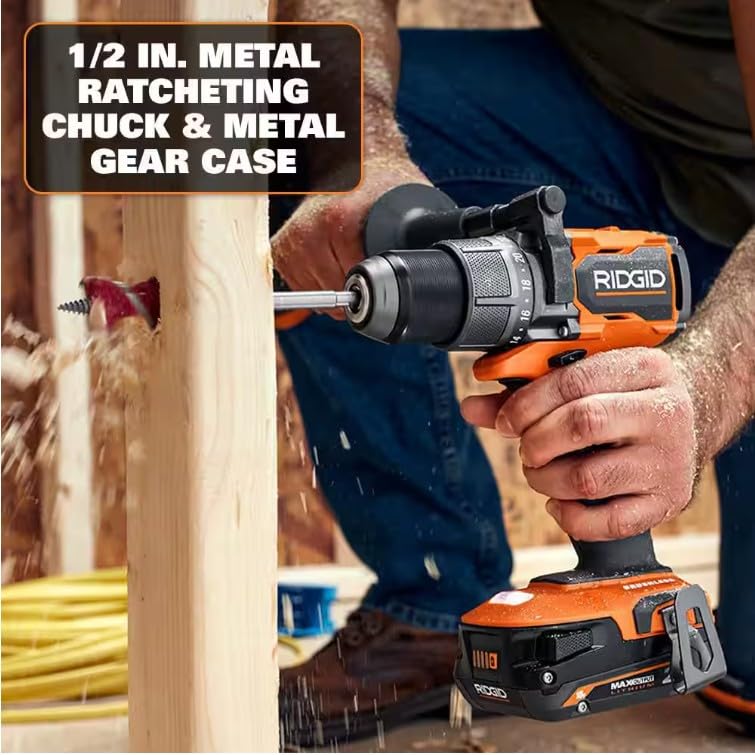 18V Brushless Cordless 1/2 in. Drill/Driver Kit with 2.0 Ah Battery and Charger U93024