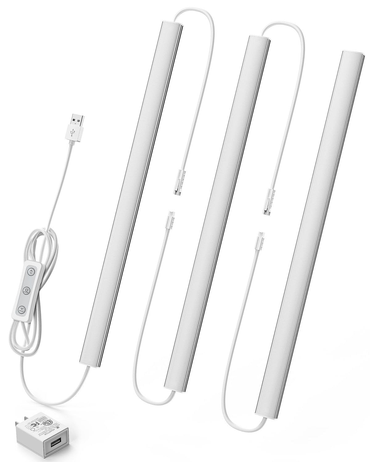 Dimmable 3pcs 12 Inch Cold White 6000K Linkable Under Cabinet Light G22934