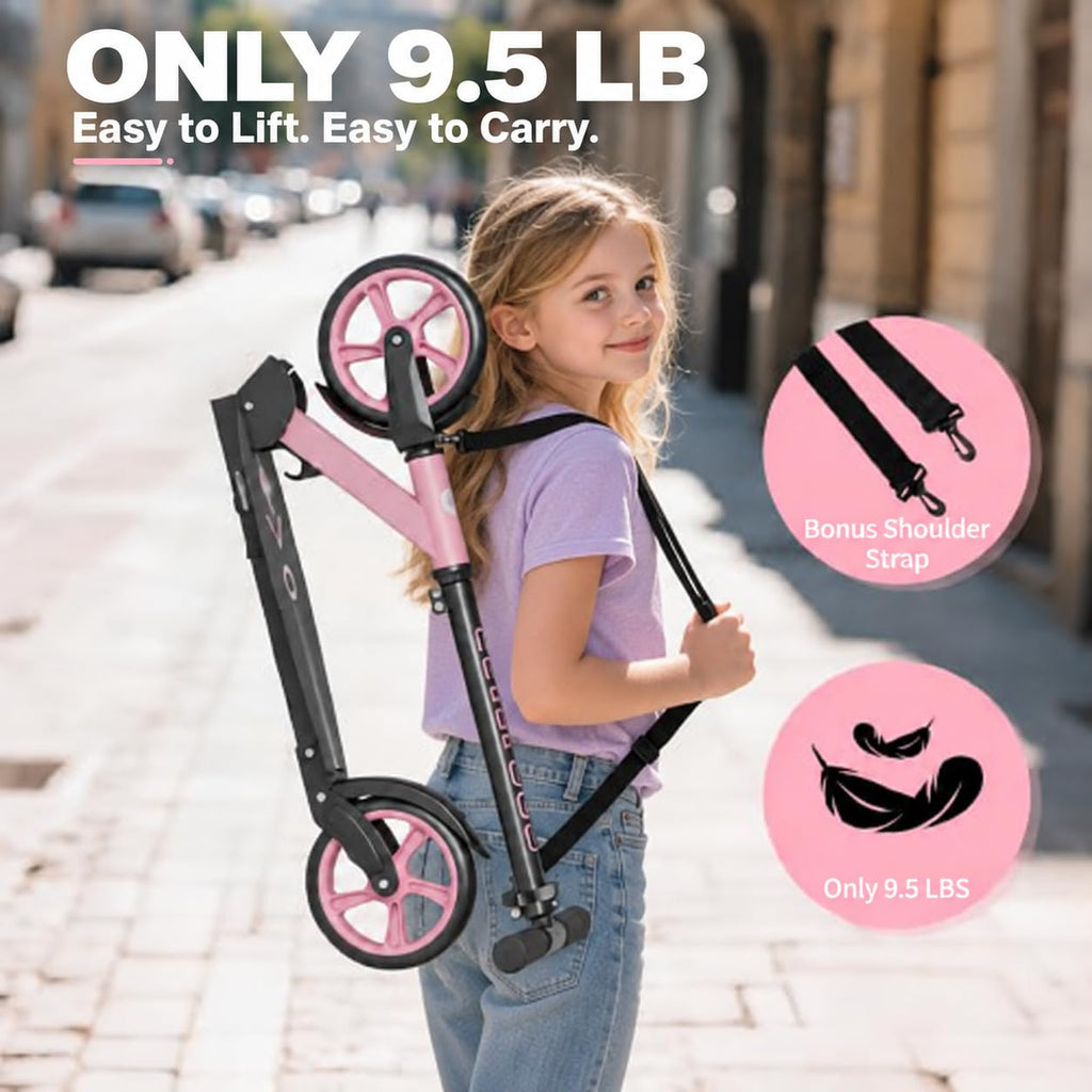 Lightweight Foldable Kick Scooter with Carry Strap I51299