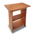 Slim Cherry End Table with Shelves P59173