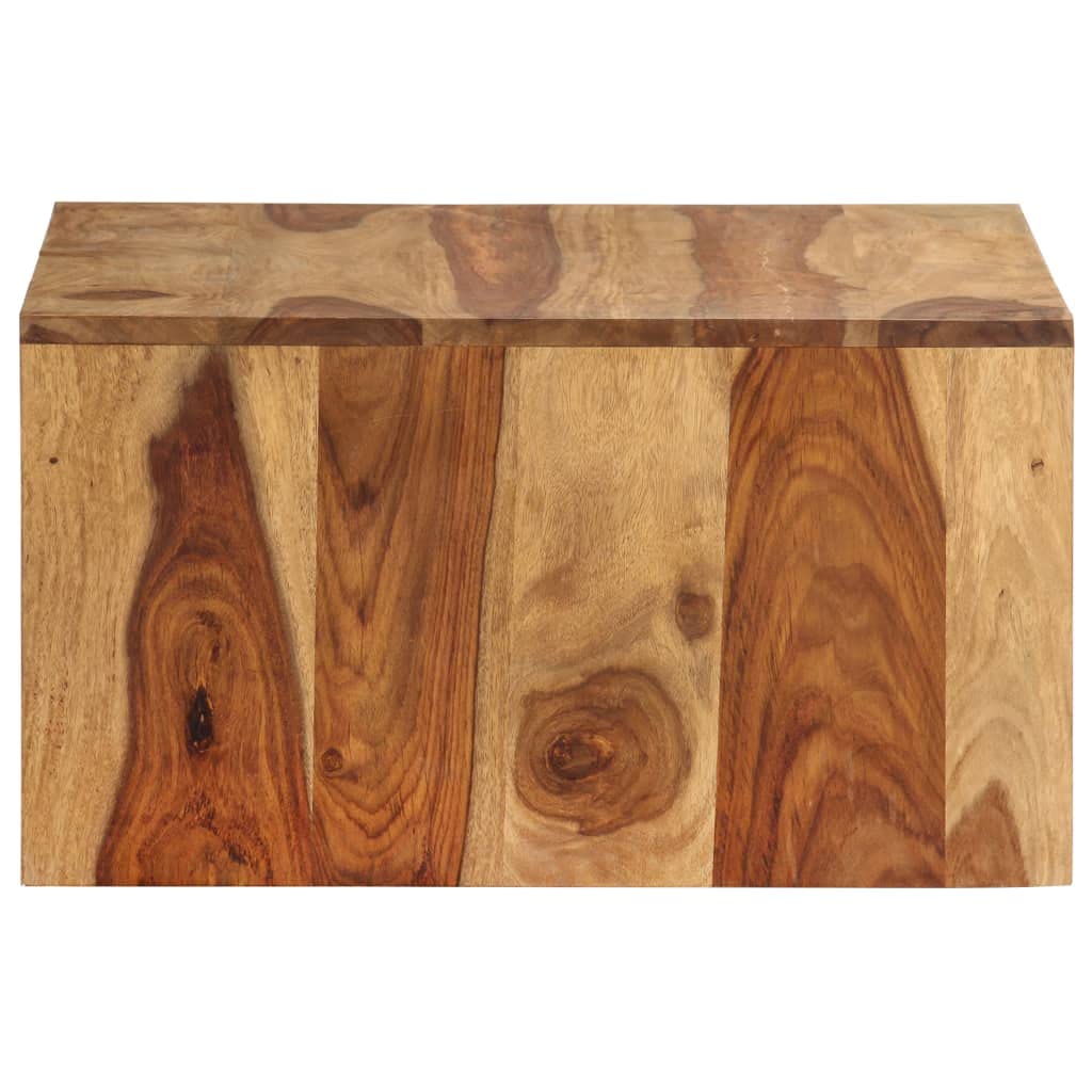 2 pcs Solid Sheesham Wood Nesting Tables N8435