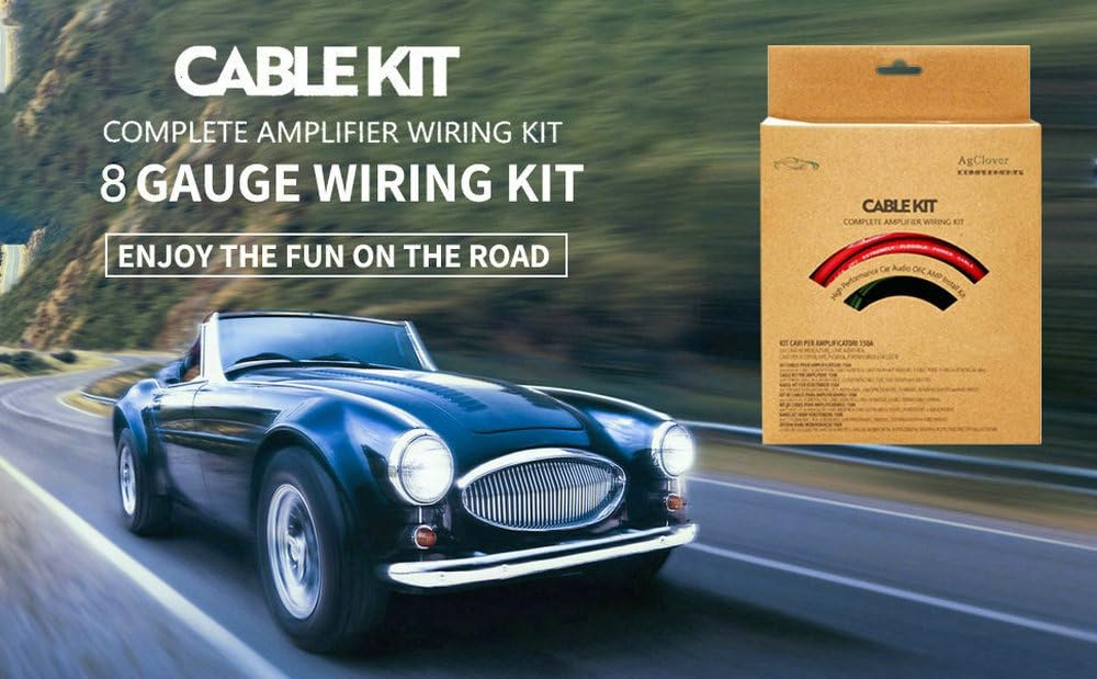 8 Gauge CCA Amplifier Wiring Kit 800W R43065