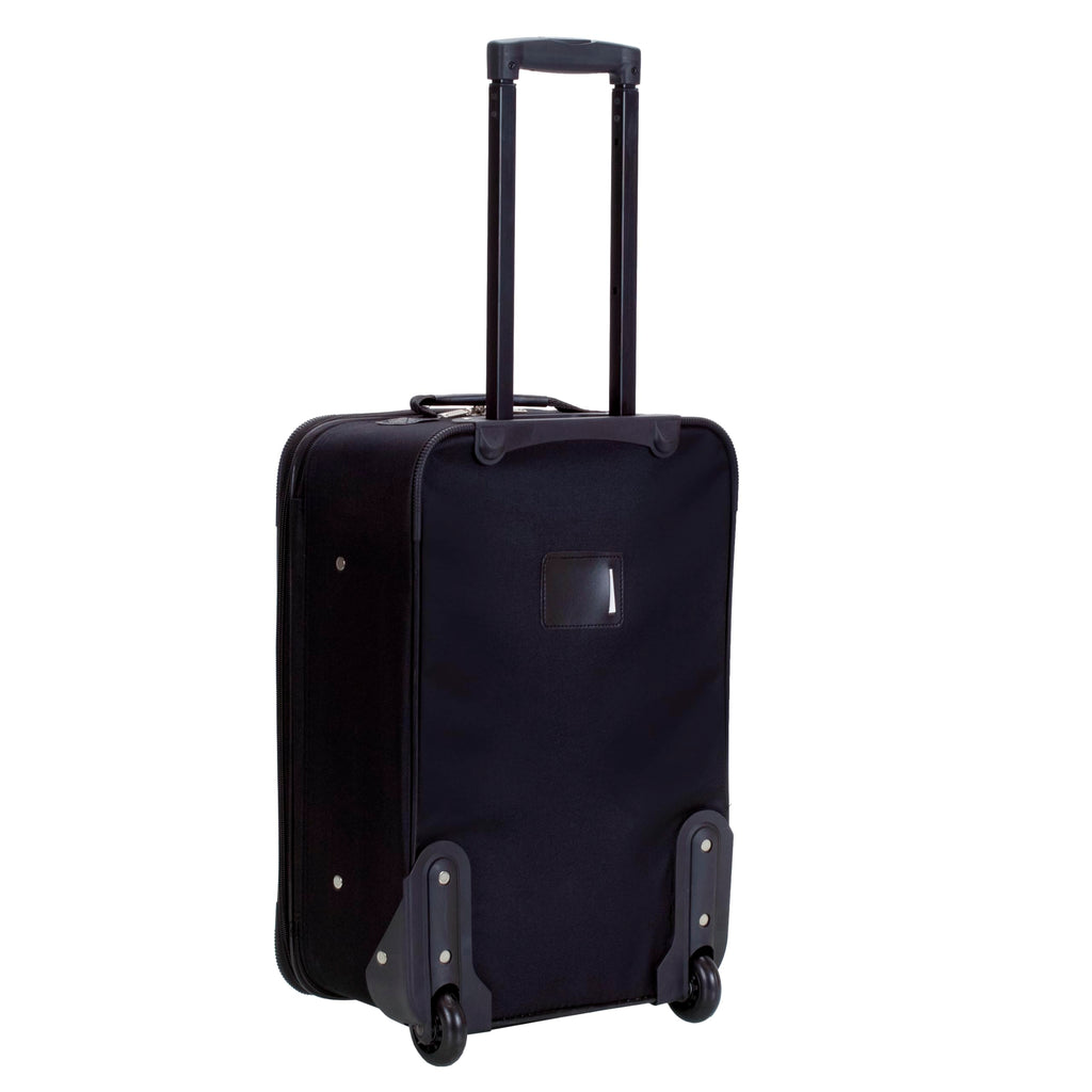 Expandable Softside Upright Luggage Set, Black, 2-Piece (14/19) I88733