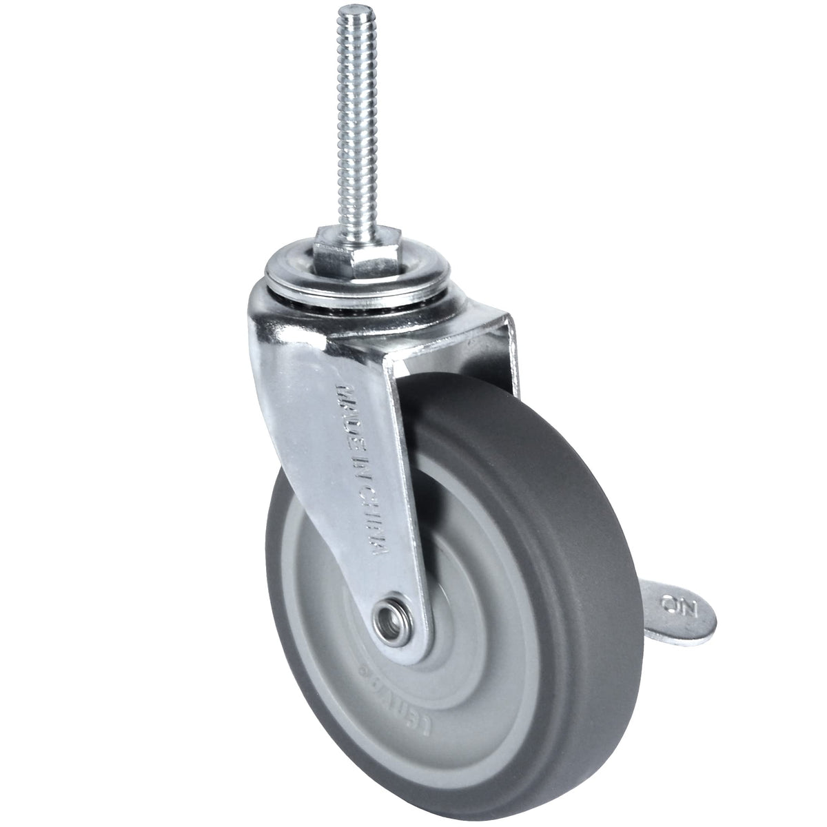 3 Inch Set of 4 Heavy Duty Swivel Rubber Caster Wheels W2927