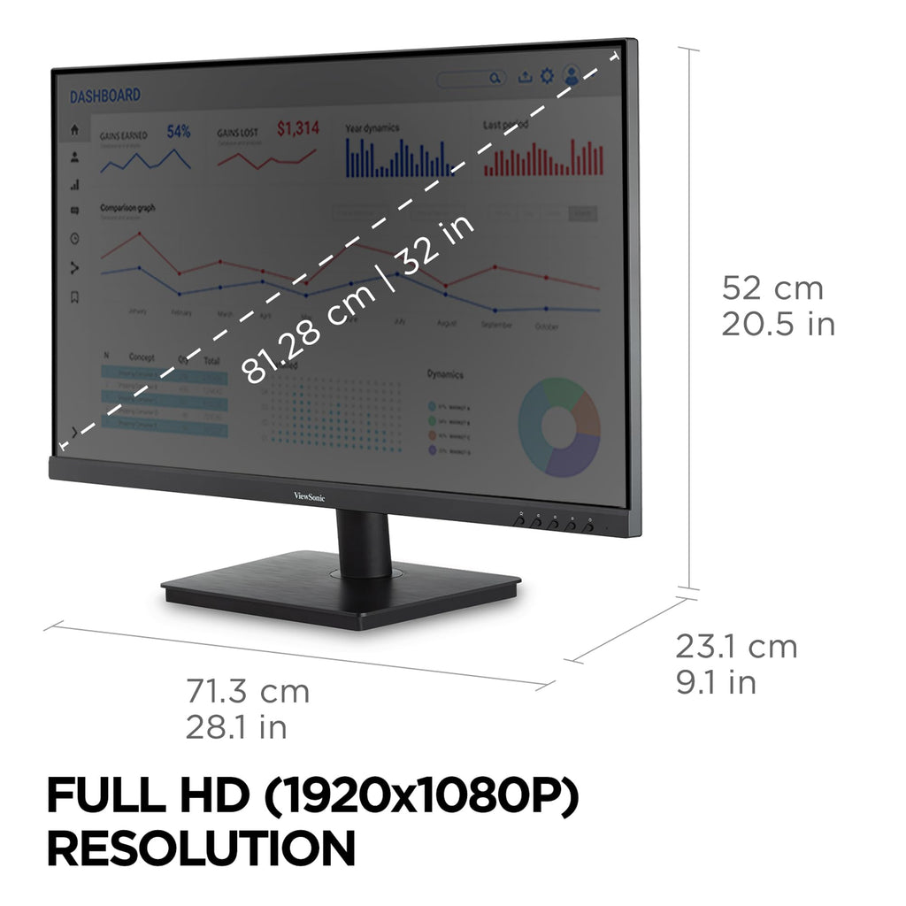 32 Inch 1080p IPS Computer Monitor L867