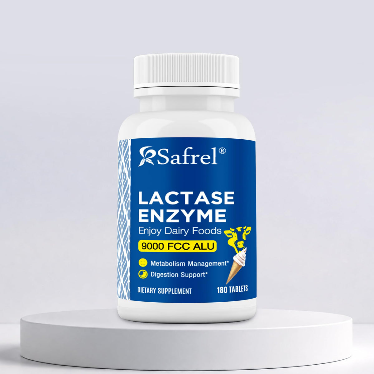 Lactase Enzyme 9000 FCC Unflavored Tablets 180 Ct E373