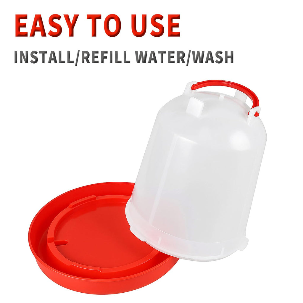 2 Pack 1.5L Plastic Chick Waterer D38100