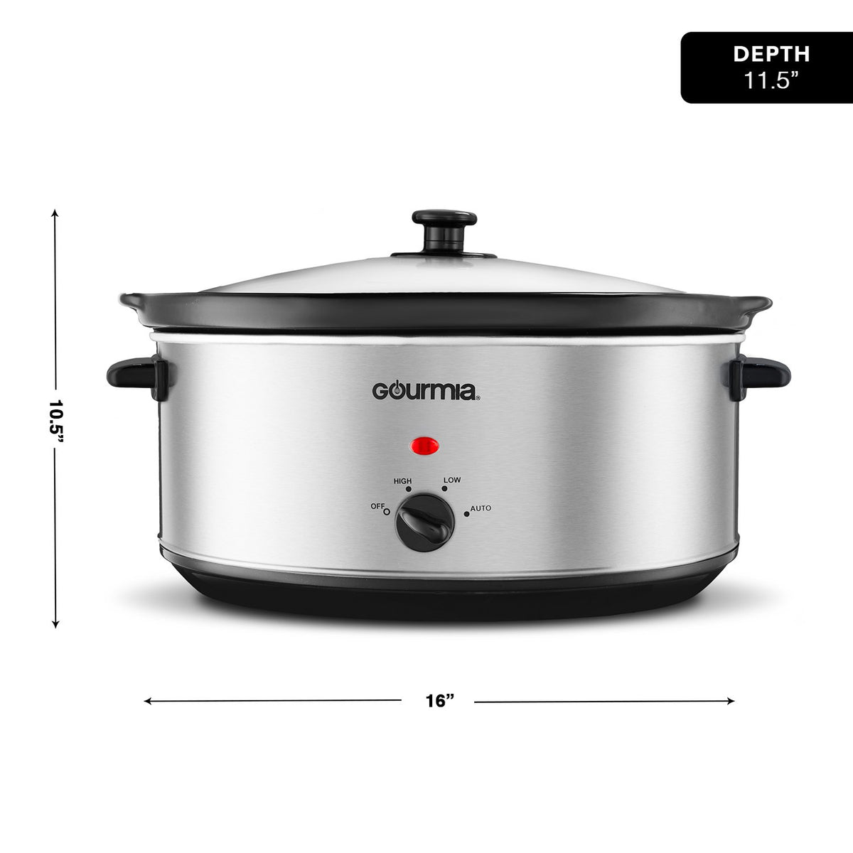 7 Qt Stainless Steel Slow Cooker M873