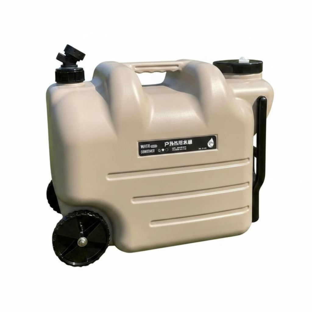 Portable Water Dispenser with Faucet Wheels Large Capacity U99063