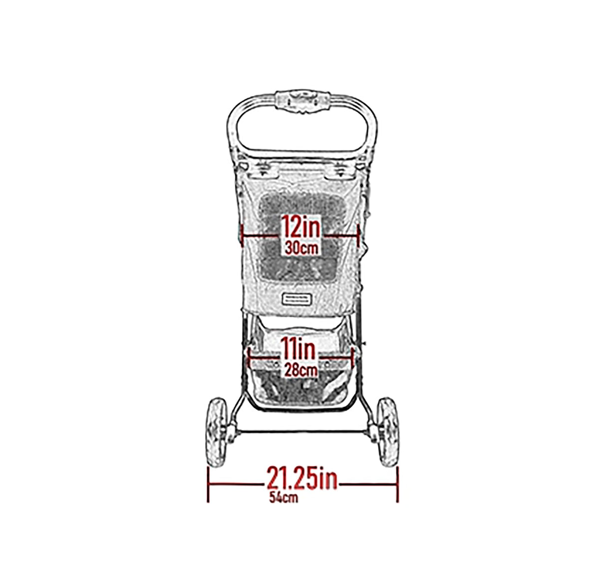 3 Wheel Pet Stroller R116