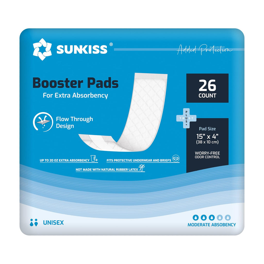 Adult Diapers XLarge 12 Count & Booster Pads 26 Count E6322