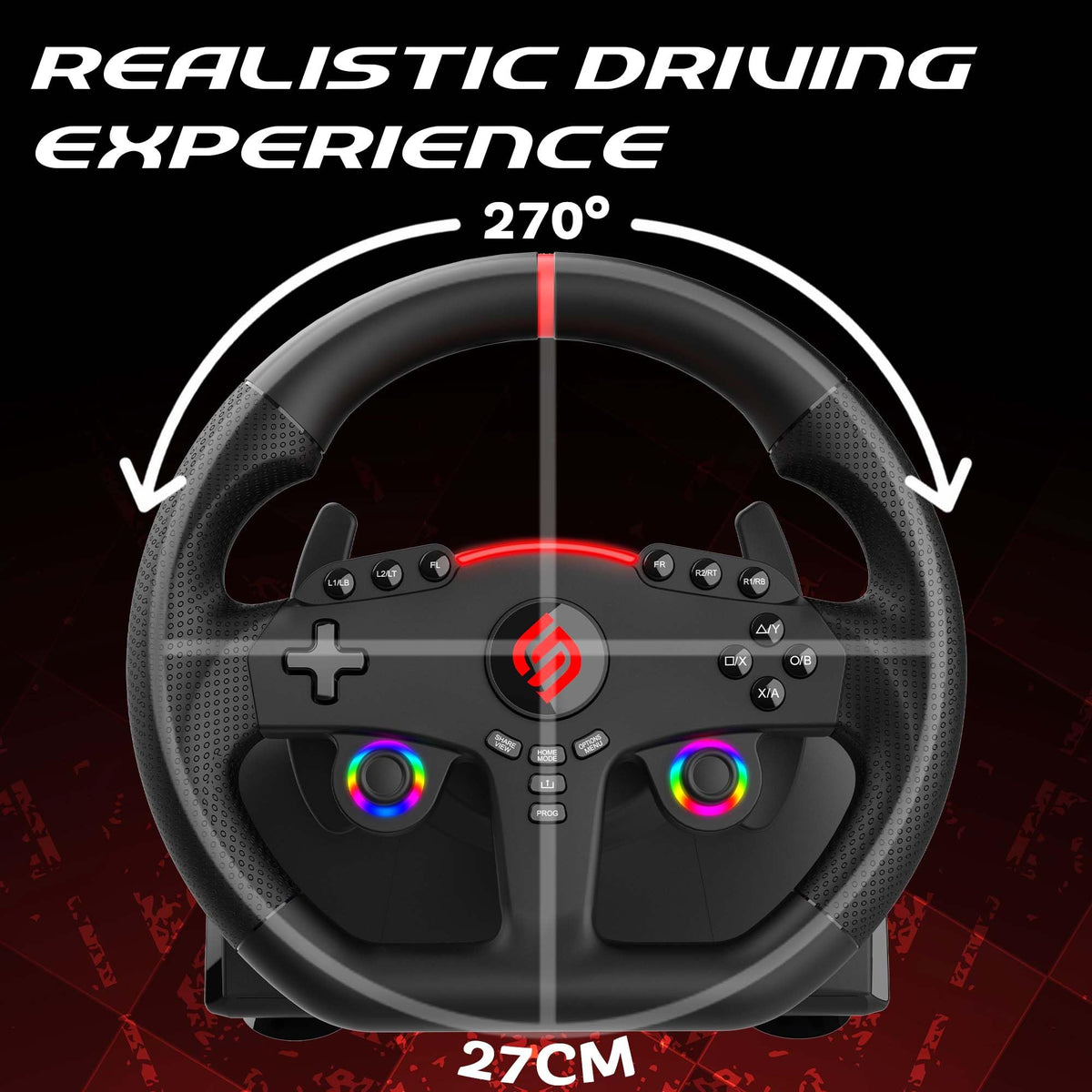 Racing Gaming Steering Wheel S812