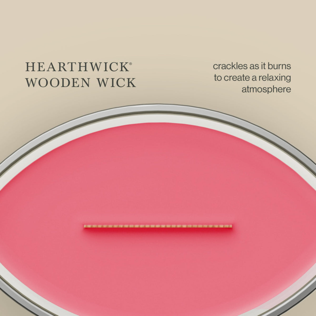 16oz Crackling Wick Candle D920447