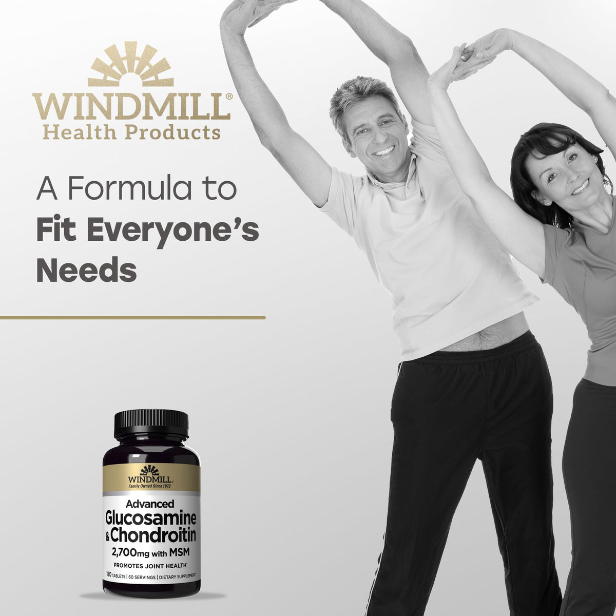 Glucosamine & Chondroitin 180 Tablets V8841