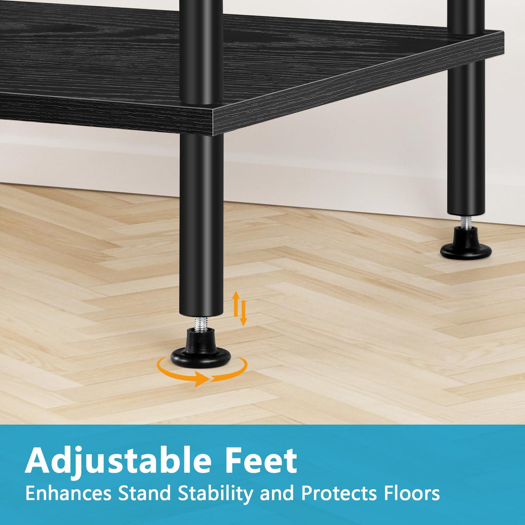 50 inch 3 Tier TV Stand with Storage Shelves Q922
