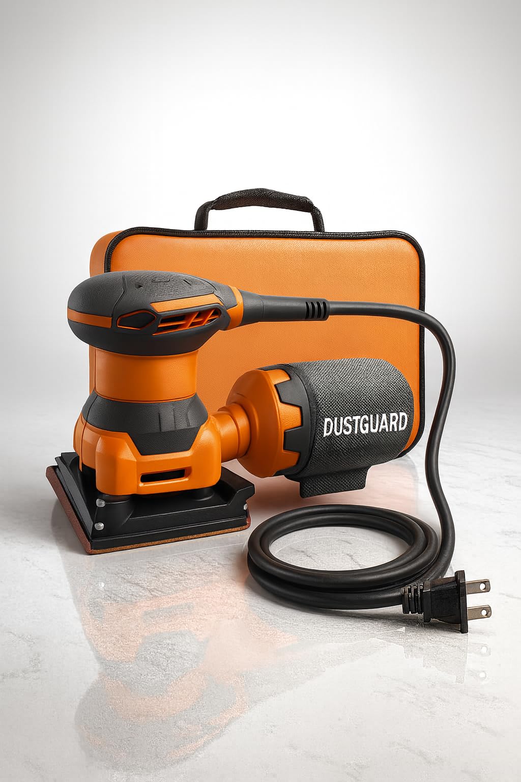 2.4 Amp Corded 1/4 Sheet Sander Kit with 3 Sanding Sheets F238893