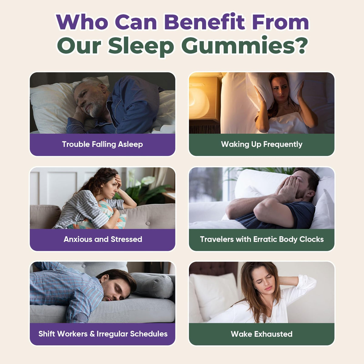 Melatonin Calm Sleep Gummies 2mg Elderberry Flavor 60*2 Bottles Q127