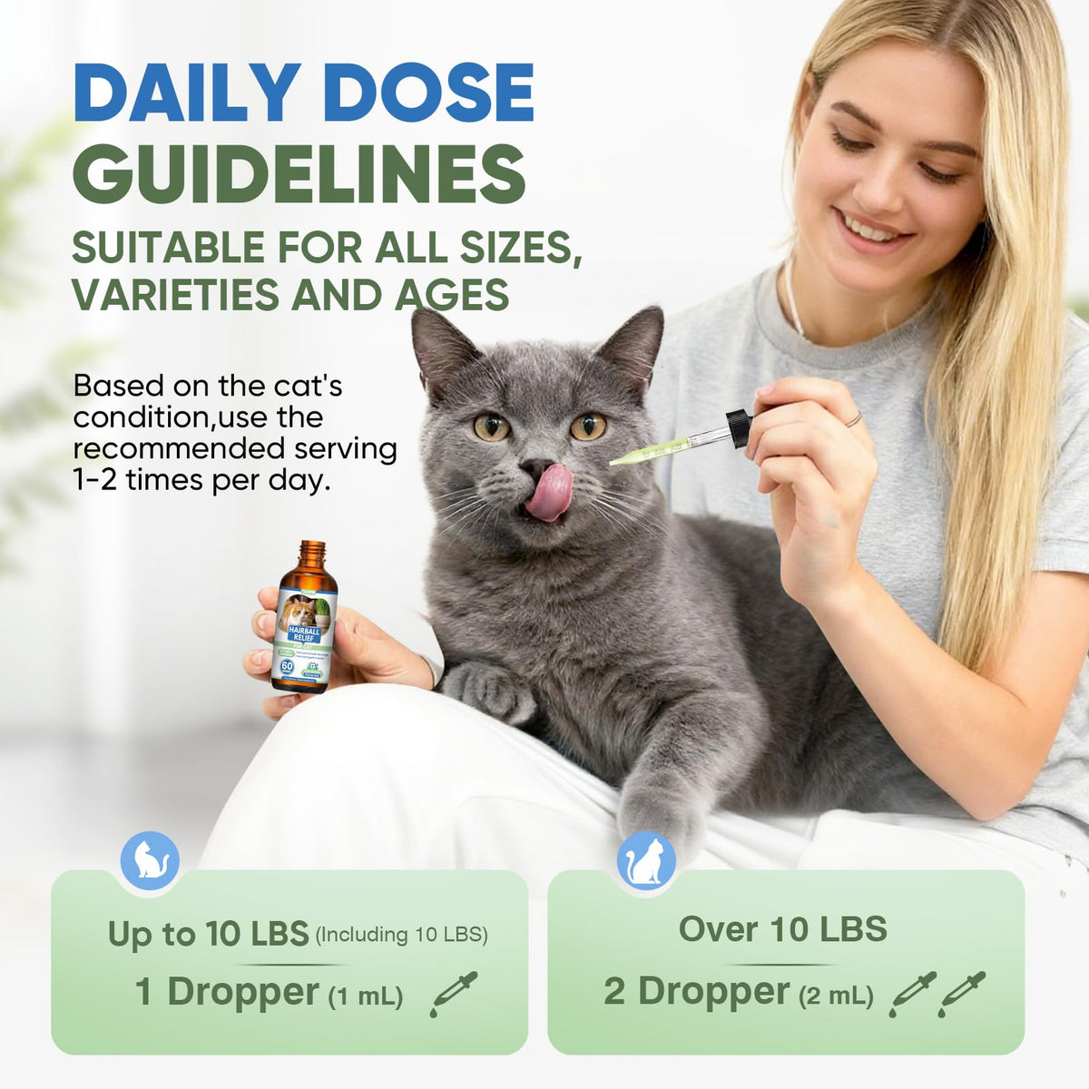 Cat Hairball Remedy Drops 60ml (2 fl oz) 2 Pack J45248