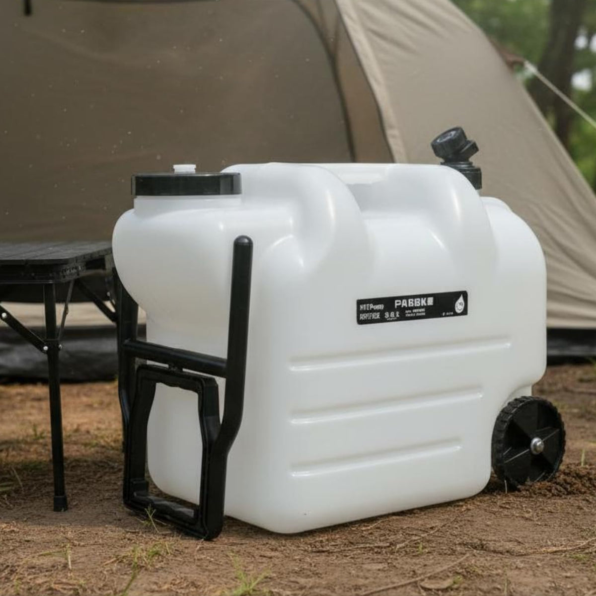 Portable Water Dispenser with Faucet Wheels Large Capacity U99063
