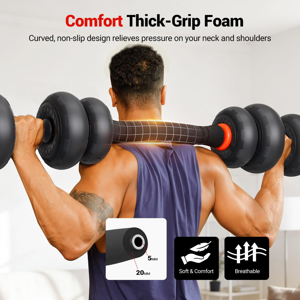 Adjustable Dumbbell Set with Connector O145303
