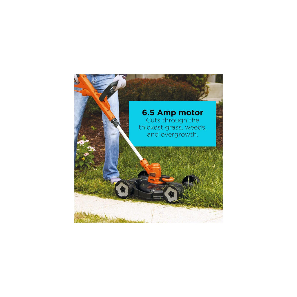 3-in-1 String Trimmer/Edger & Lawn Mower, 6.5-Amp, 12-Inch, Corded T472