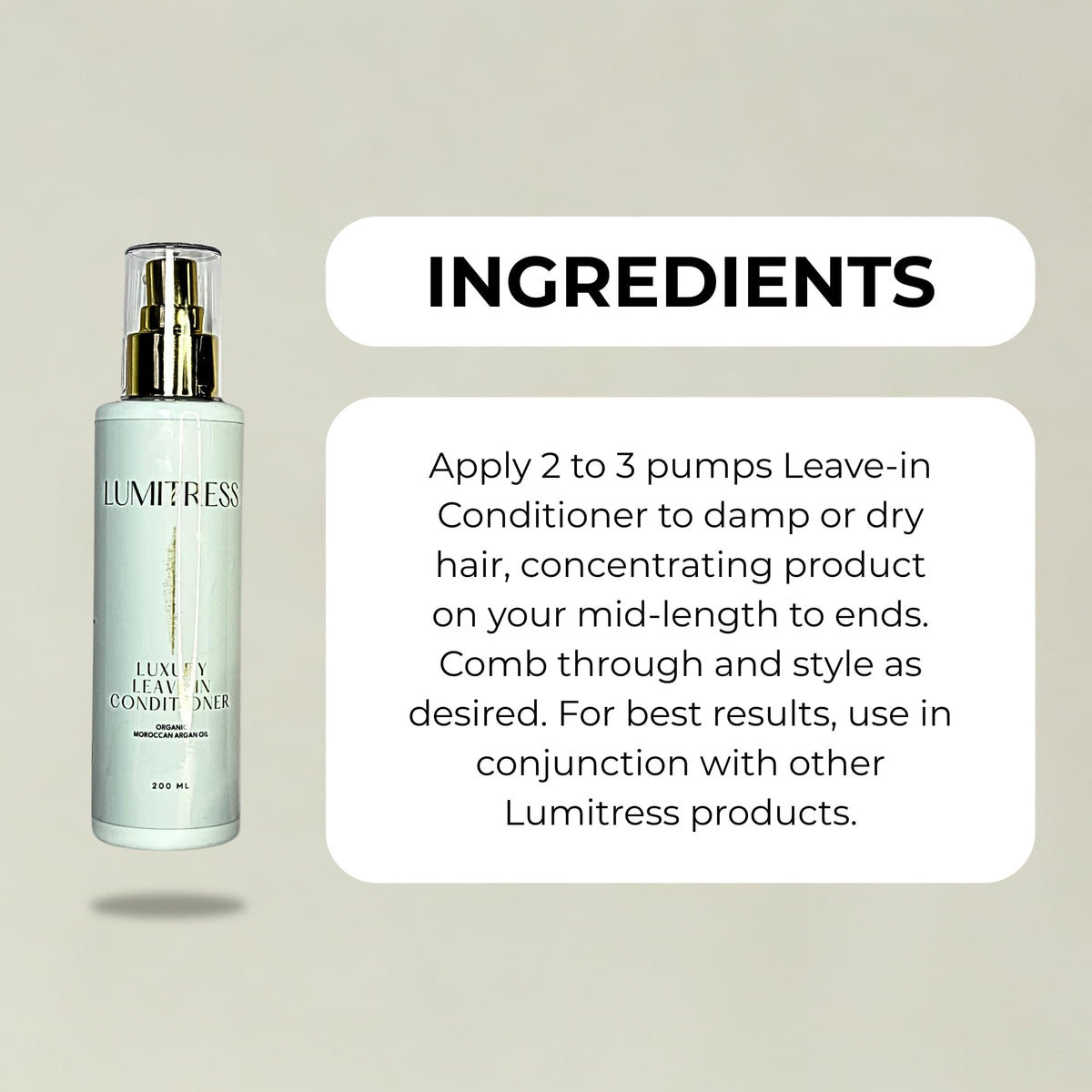 Leave In Conditioner Hydrating Hair Treatment G1748
