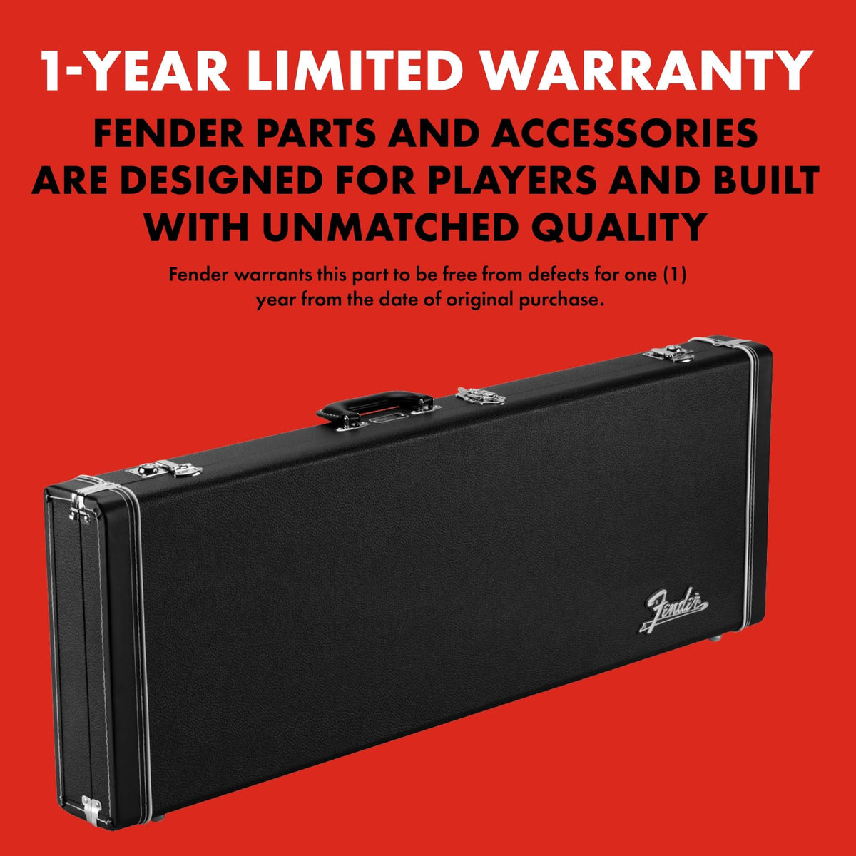 Black Wood Guitar Case H353