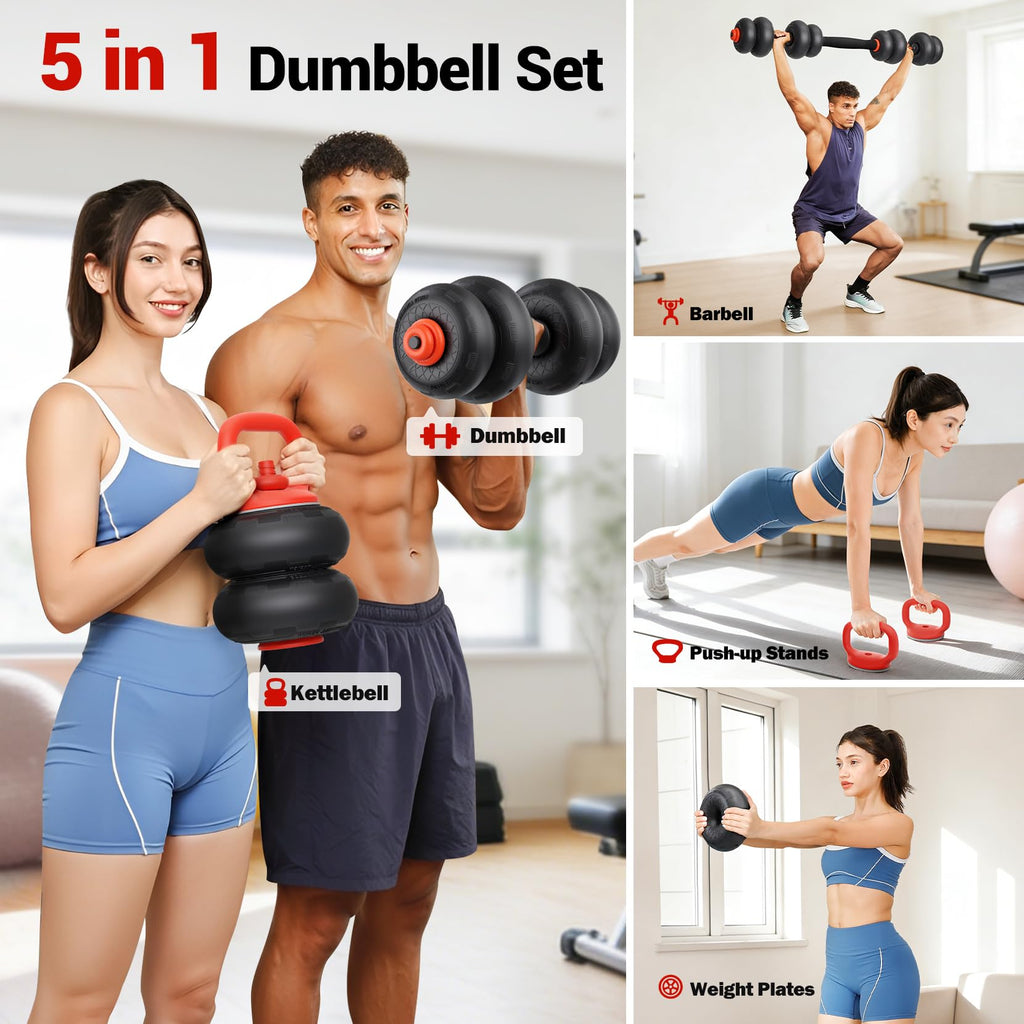 Adjustable Dumbbell Set with Connector O145303