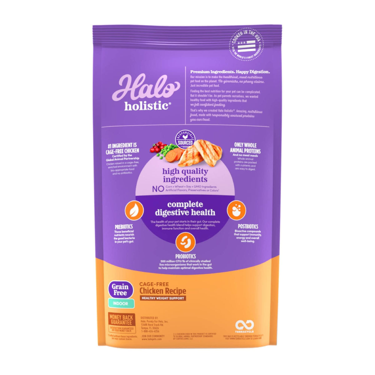 Indoor Dry Cat Food Cage-Free Chicken 10 lb W819855