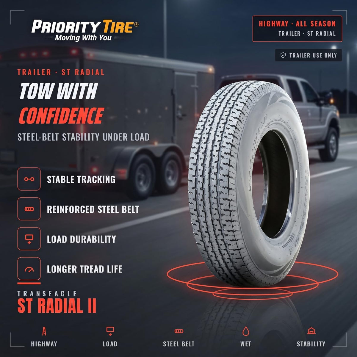 ST225/75R15 All Season Tire I380